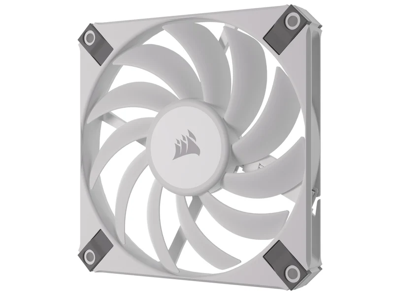 Corsair iCUE AF120 RGB Slim 120MM PWM Fluid Dynamic Bearing Fan With Lightning Node Core (White) (Twin Pack)