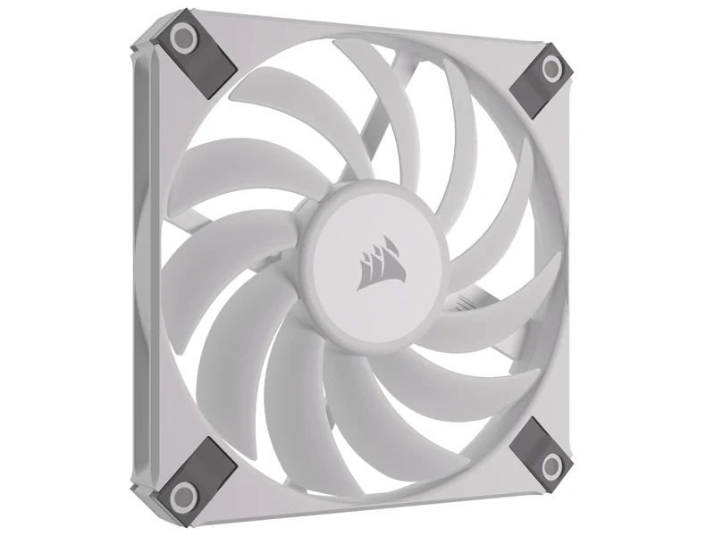 Corsair iCUE AF120 RGB Slim 120MM PWM Fluid Dynamic Bearing Fan With Lightning Node Core (White) (Twin Pack)