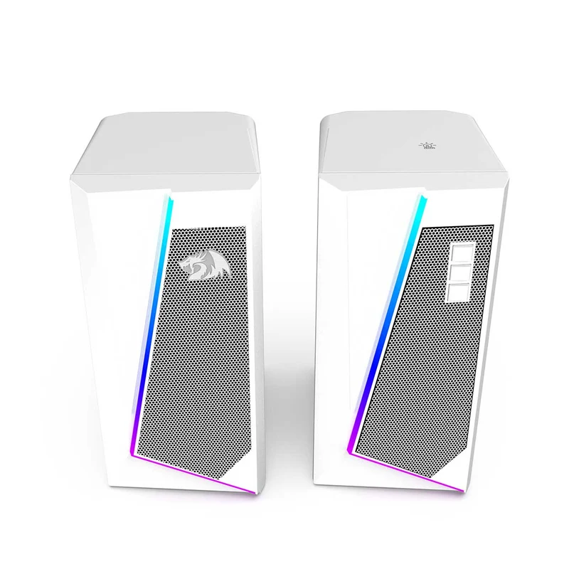 Redragon Anvil Stereo Gaming Speaker (White) (GS520W)