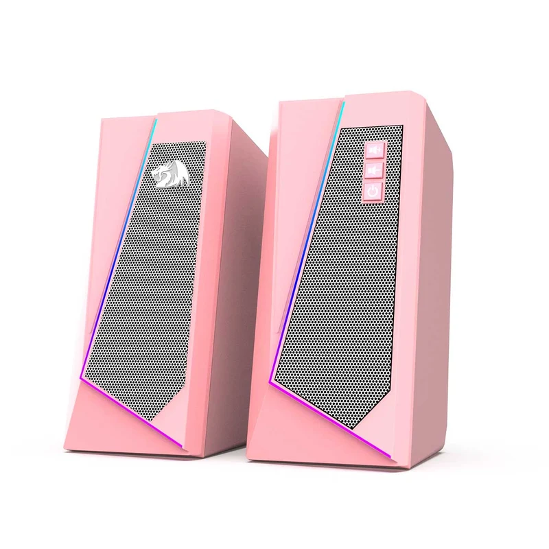 Redragon Anvil Stereo Gaming Speaker (Pink) (GS520P)