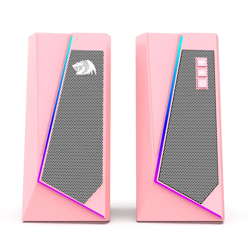 Redragon Anvil Stereo Gaming Speaker (Pink) (GS520P)