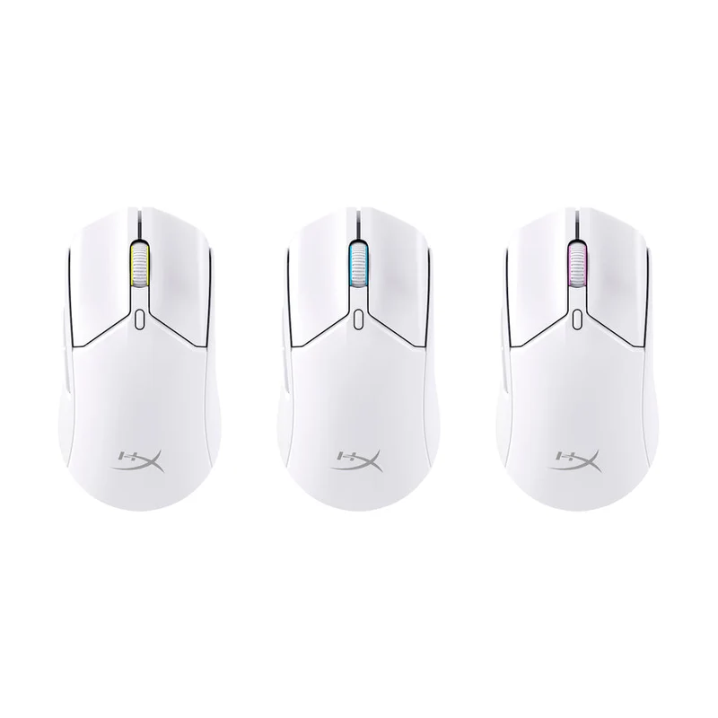 HyperX Pulsefire Haste 2 Ultra-Lightweight RGB Wireless Gaming Mouse For PC / PS5 / PS4 / XBOX X/S / XBOX One (White)