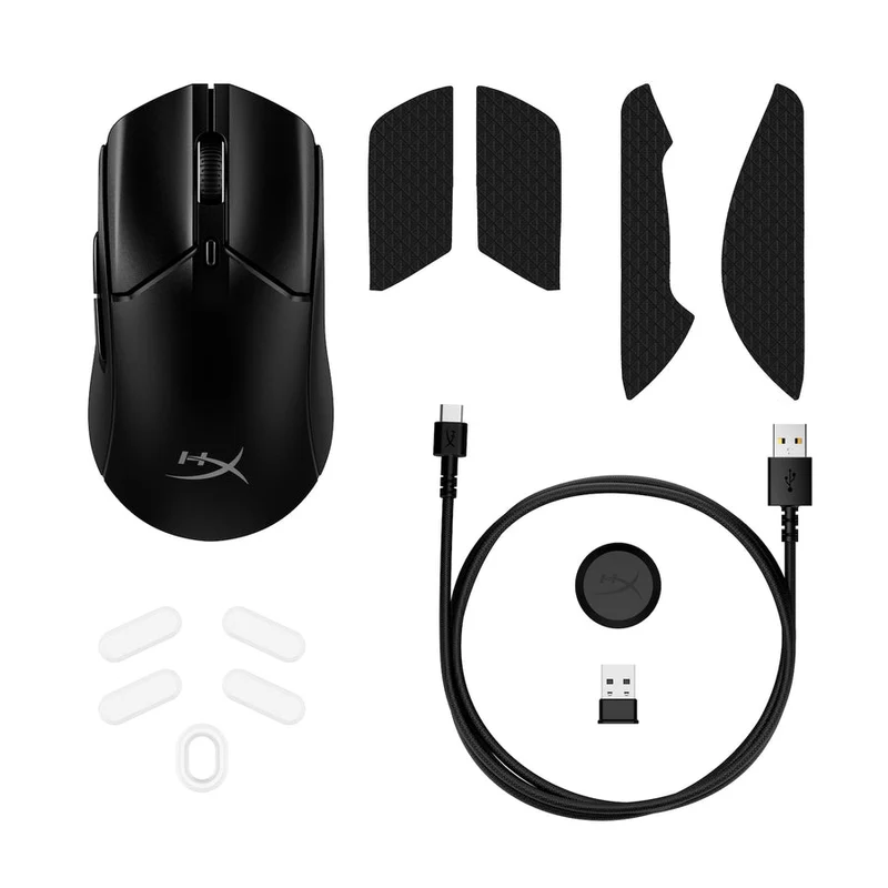 HyperX Pulsefire Haste 2 Ultra-Lightweight RGB Wireless Gaming Mouse For PC / PS5 / PS4 / XBOX X/S / XBOX One (Black)