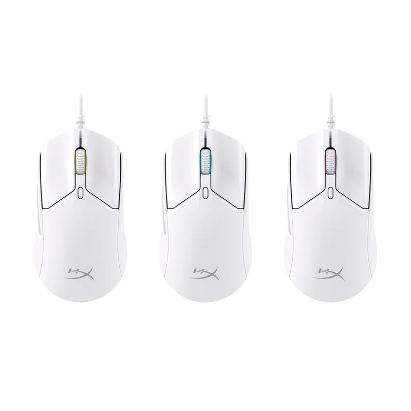 HyperX Pulsefire Haste 2 Ultra-Lightweight RGB Wired Gaming Mouse For PC / PS5 / PS4 / XBOX X/S / XBOX One (White)