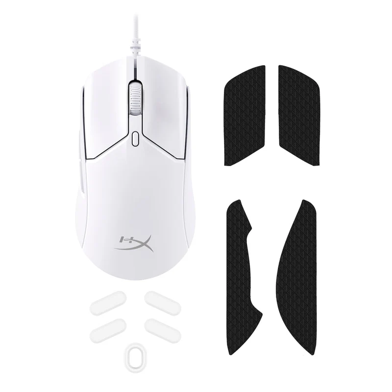 HyperX Pulsefire Haste 2 Ultra-Lightweight RGB Wired Gaming Mouse For PC / PS5 / PS4 / XBOX X/S / XBOX One (White)
