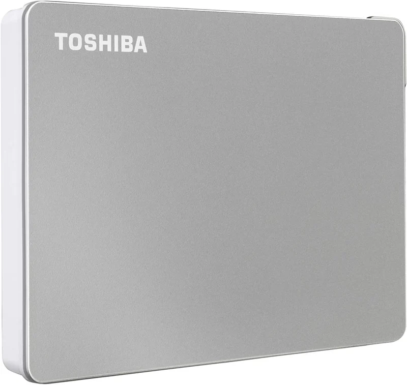 Toshiba Canvio Flex 2TB 2.5" USB 3.2 Portable External Hard Drive (Silver)