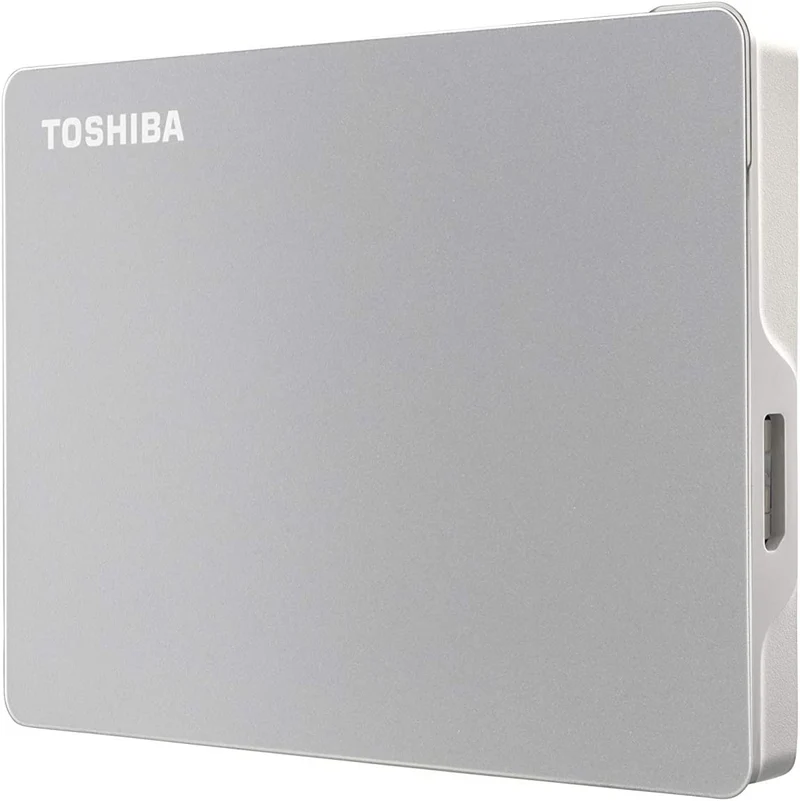 Toshiba Canvio Flex 1TB 2.5" USB 3.2 Portable External Hard Drive (Silver)
