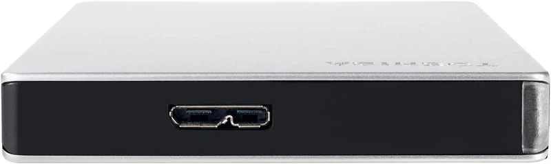 Toshiba Canvio Slim 2TB 2.5" USB 3.0 Portable External Hard Drive (Silver)