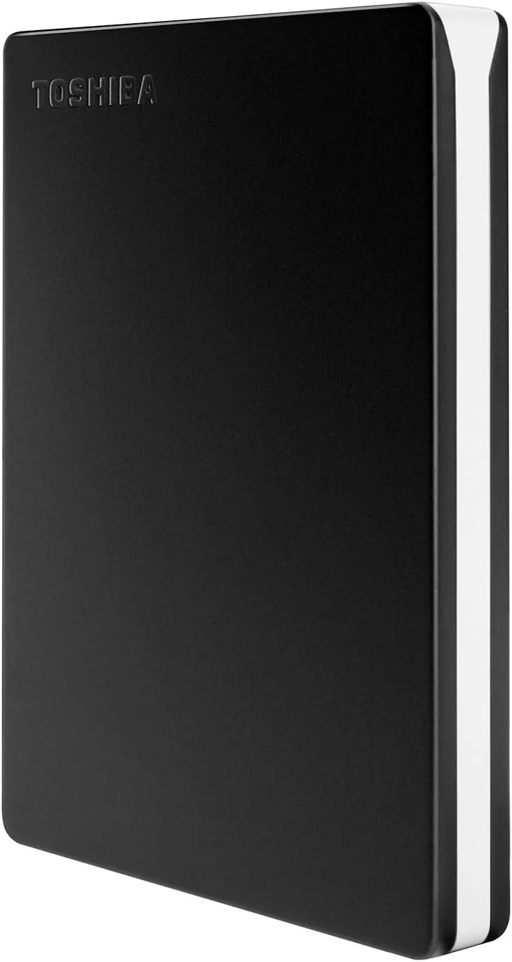 Toshiba Canvio Slim 2TB 2.5" USB 3.0 Portable External Hard Drive (Black)