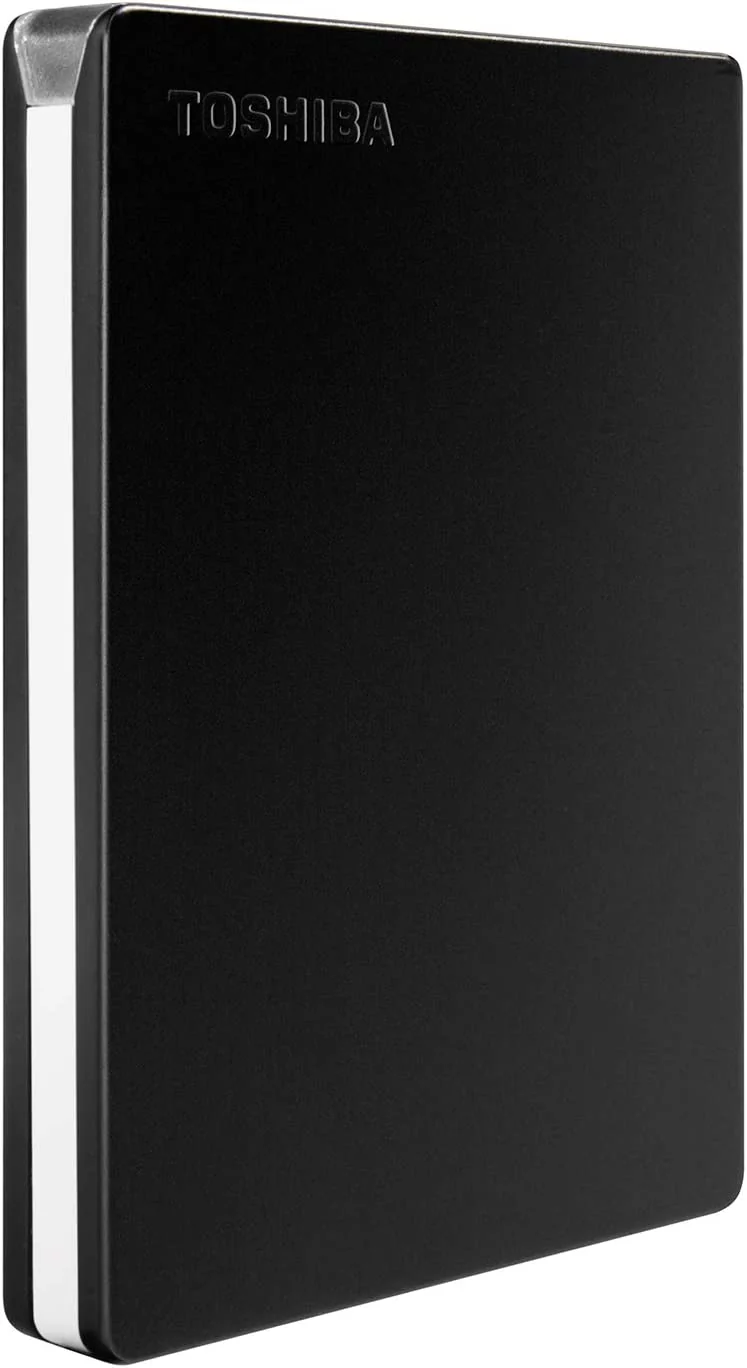 Toshiba Canvio Slim 2TB 2.5" USB 3.0 Portable External Hard Drive (Black)