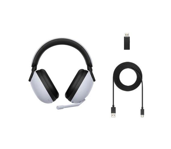 Sony Inzone H9 Wireless Noise Canceling Gaming Headset (Black, White)