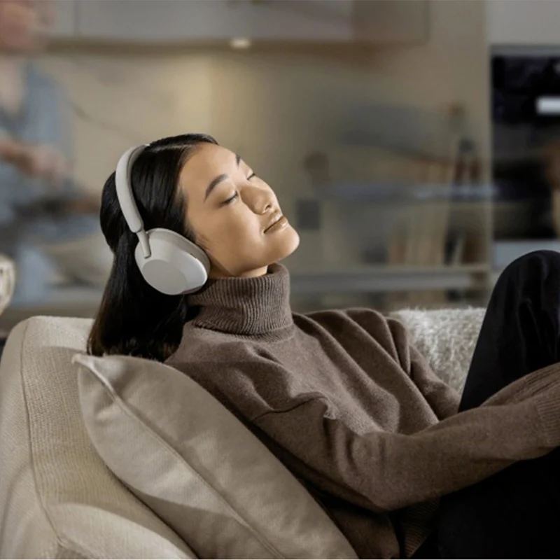 Sony WH-1000XM5 Wireless Noise-Canceling Stereo Headset (Black, Midnight Blue, Smoky Pink, Platinum Silver)