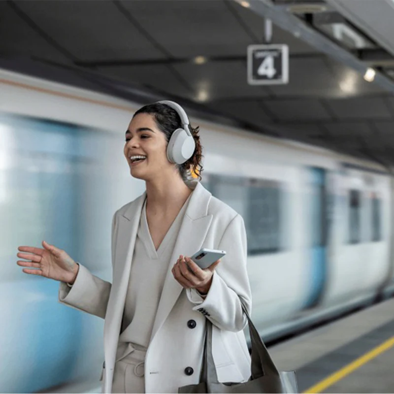 Sony WH-1000XM5 Wireless Noise-Canceling Stereo Headset (Black, Midnight Blue, Smoky Pink, Platinum Silver)