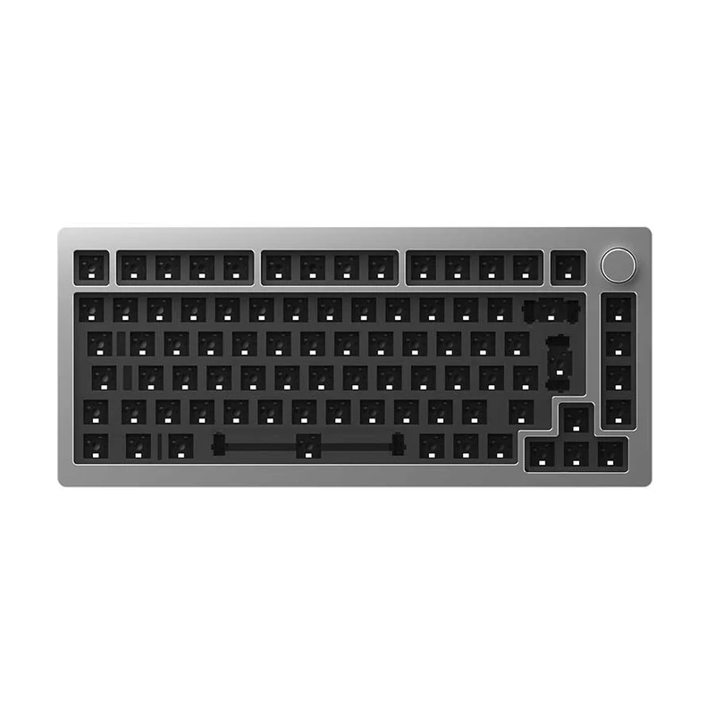 MonsGeek M1 Aluminium Case Mechanical Keyboard Hot-Swappable Gasket DIY Kit (Silver)