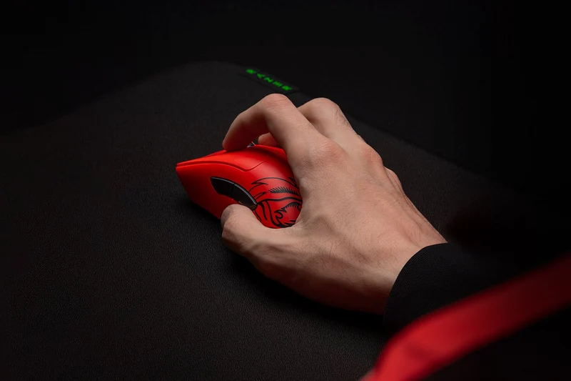 Razer Deathadder V3 Pro Ultra-Lightweight Wireless Ergonomic Esports Gaming Mouse (Faker Edition)