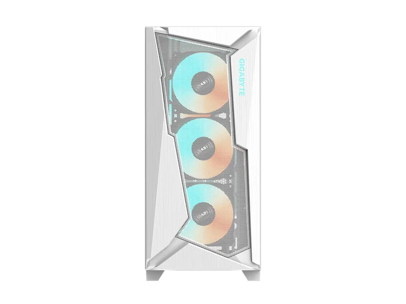 Gigabyte C301 Tempered Glass RGB ATX Mid-Tower PC Case - White (GB-C301GW)
