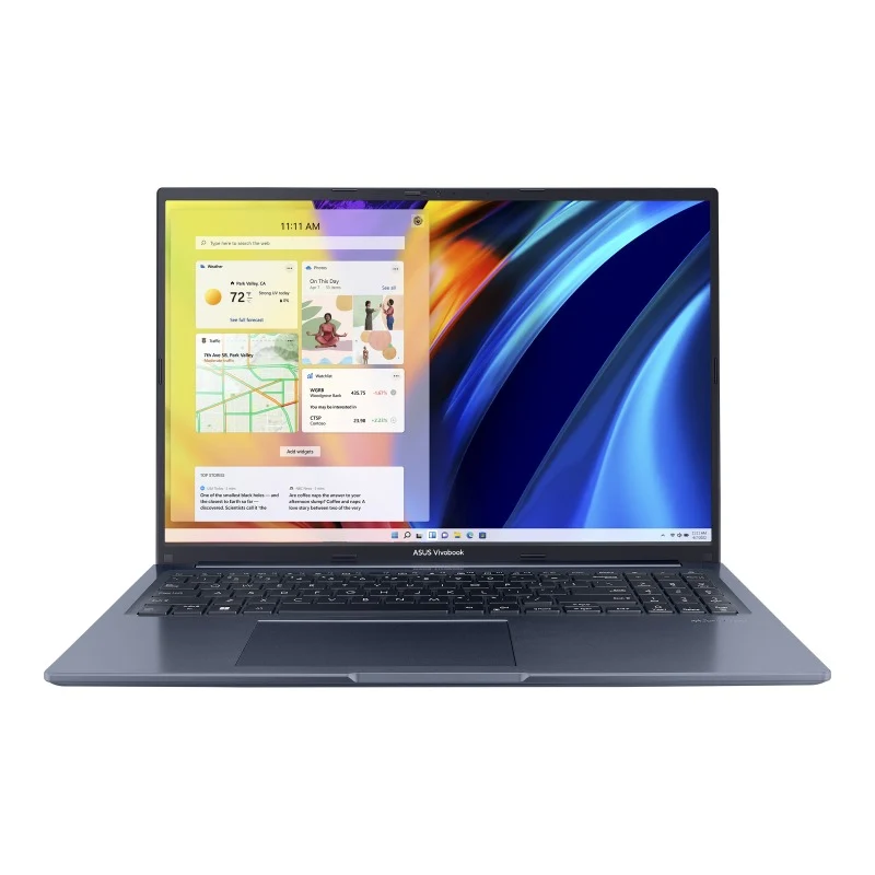 Asus Vivobook 16X OLED M1603QA-L2122WS Laptop (Quiet Blue) | 4K (3840 x 2400) OLED | Ryzen 5 5600H | 8 GB RAM | 512 GB SSD | AMD Radeon Graphics | Windows 11 Home | MS Office Home & Student 2021 | Asus BP1504 Casual Backpack