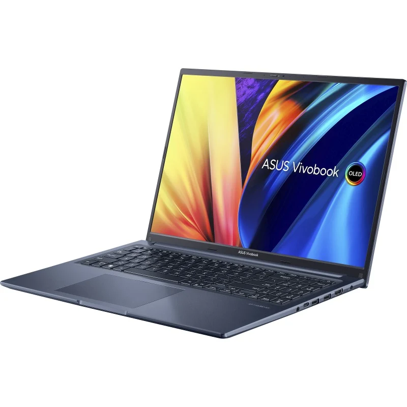 Asus Vivobook 16X OLED M1603QA-L2122WS Laptop (Quiet Blue) | 4K (3840 x 2400) OLED | Ryzen 5 5600H | 8 GB RAM | 512 GB SSD | AMD Radeon Graphics | Windows 11 Home | MS Office Home & Student 2021 | Asus BP1504 Casual Backpack