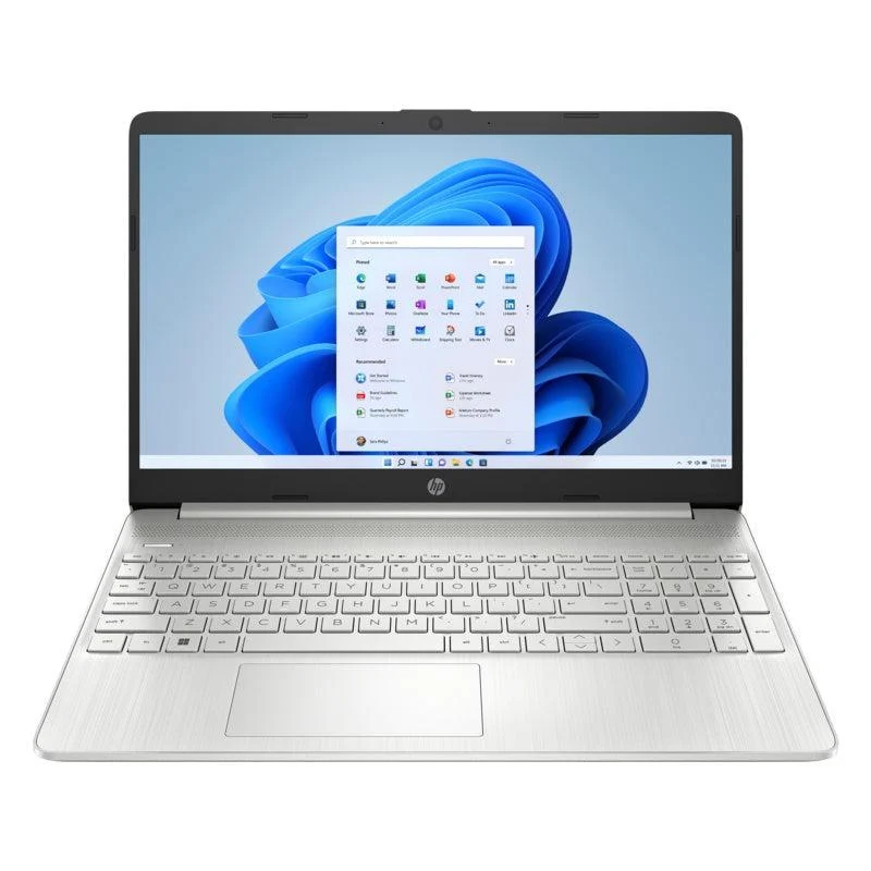 HP 15S-FQ5184TU Laptop (Natural Silver) | 15.6" FHD (1920 x 1080) | i5-1235U | 8GB RAM | 512GB SSD | Intel Iris Xe Graphics | Windows 11 | MS Office Home & Student 2021 | HP Prelude 15.6” Topload Bag
