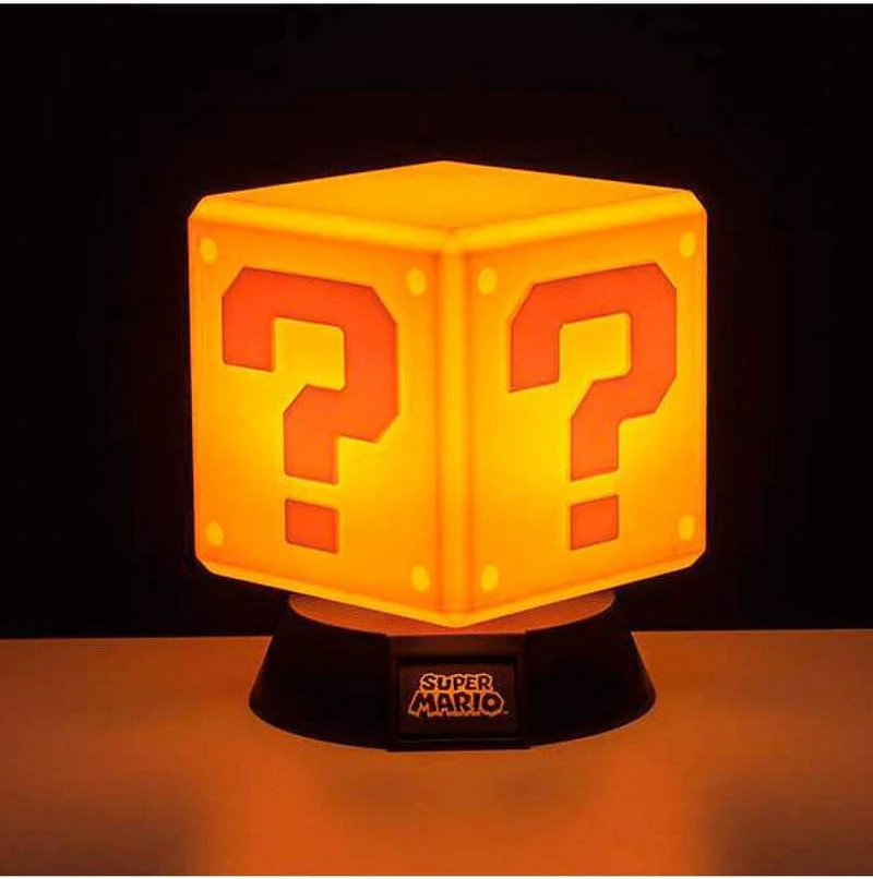 Paladone Super Mario Bros. Question Block 3D Light V3 (#001) (PP4372NNV3)