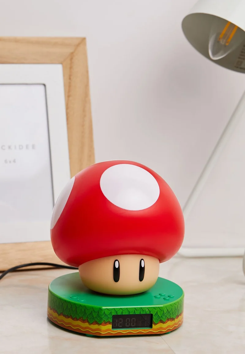 Paladone Super Mario Super Mushroom Digital Alarm Clock (PP10064NN)