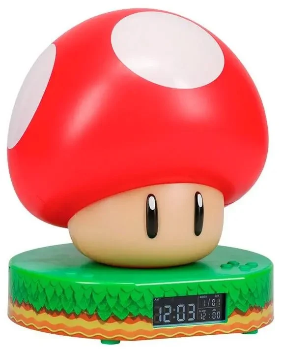 Paladone Super Mario Super Mushroom Digital Alarm Clock (PP10064NN)