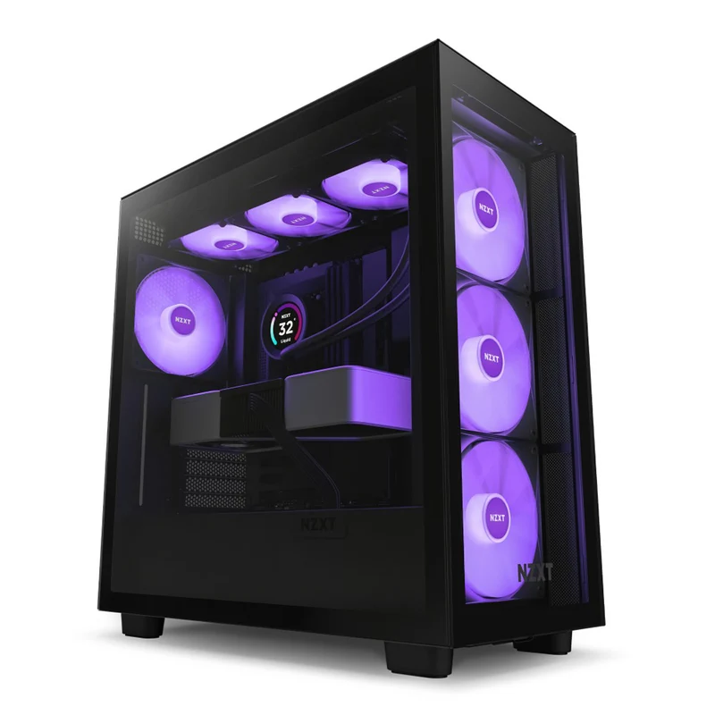 NZXT H7 Elite Premium Mid-Tower Case (Matte Black) (CM-H71EB-02)