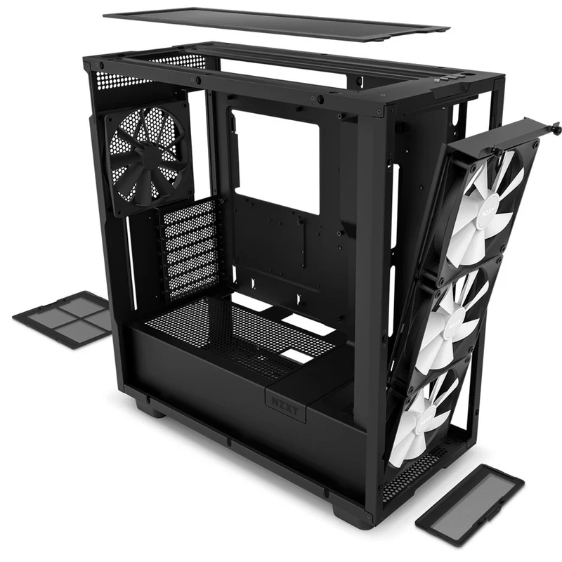 NZXT H7 Elite Premium Mid-Tower Case (Matte Black) (CM-H71EB-02)