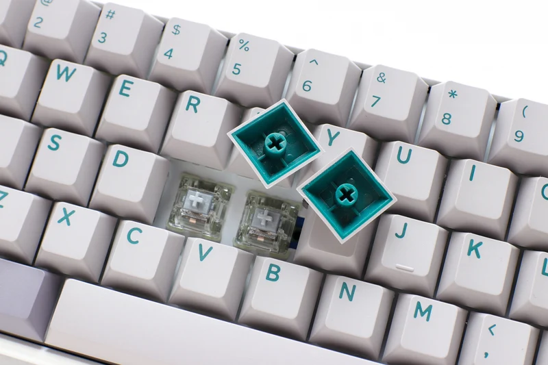 Ducky One 3 Mini Mist Grey Hotswap RGB Double-Shot PBT Mechanical Keyboard (Cherry RGB Red) (DKON2161ST-RUSPDMIWHHC2)