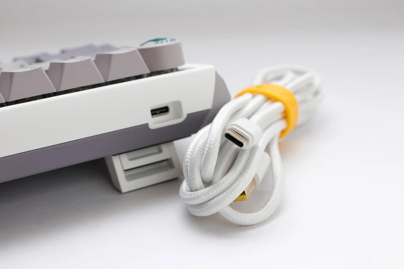 Ducky One 3 SF Mist Grey Hotswap RGB Double-Shot PBT Mechanical Keyboard (Cherry RGB Red) (DKON2167ST-RUSPDMIWHHC2)