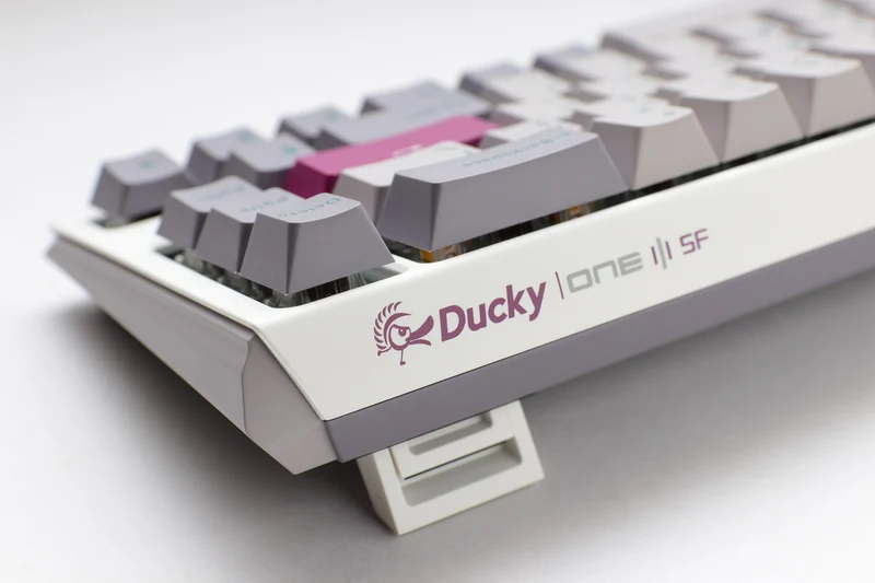 Ducky One 3 SF Mist Grey Hotswap RGB Double-Shot PBT Mechanical Keyboard (Cherry RGB Red) (DKON2167ST-RUSPDMIWHHC2)