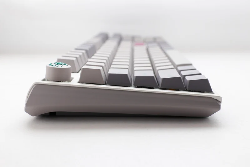 Ducky One 3 Mist Grey TKL Hotswap RGB Double Shot PBT Mechanical Keyboard (Cherry RGB Red) (DKON2187ST-RUSPDMIWHHC2)