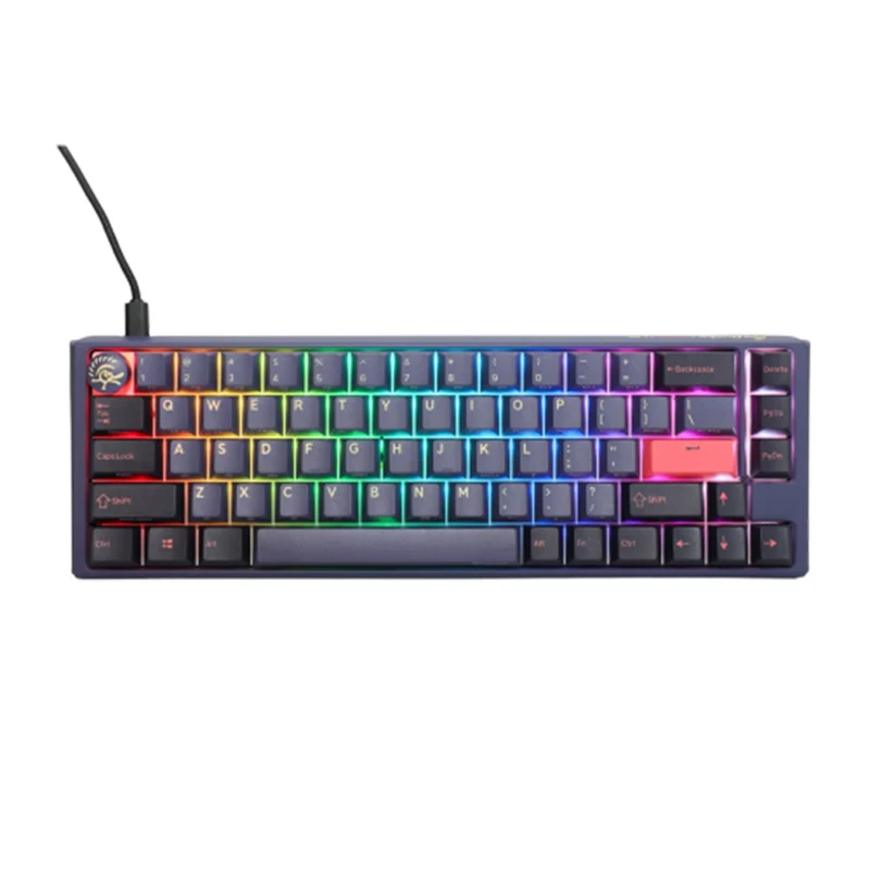 Ducky One 3 SF Cosmic Blue Hotswap RGB Double-Shot PBT Mechanical Keyboard (Cherry RGB Red) (DKON2167ST-RUSPDCOVVVC2)