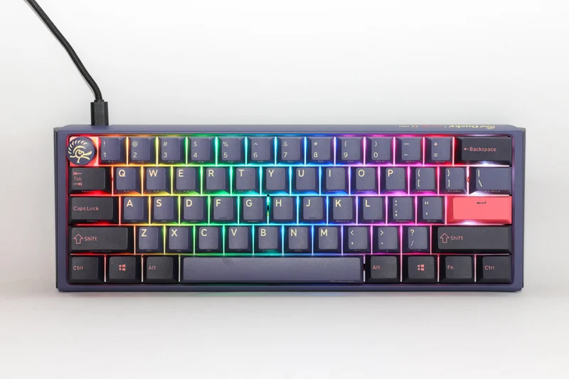Ducky One 3 Mini Cosmic Blue Hotswap RGB Double-Shot PBT Mechanical Keyboard (Cherry RGB Red) (DKON2161ST-RUSPDCOVVVC2)
