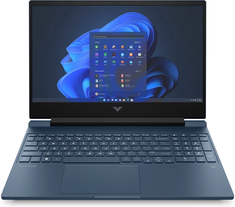 HP Victus 15-FA0152TX Gaming Laptop (Performance Blue) | 15.6” FHD IPS 144HZ (1920 x 1080) | i5-12450H | 16GB RAM | 512GB SSD | RTX 3050 | Windows 11 Home | HP Prelude 15.6” Topload Bag