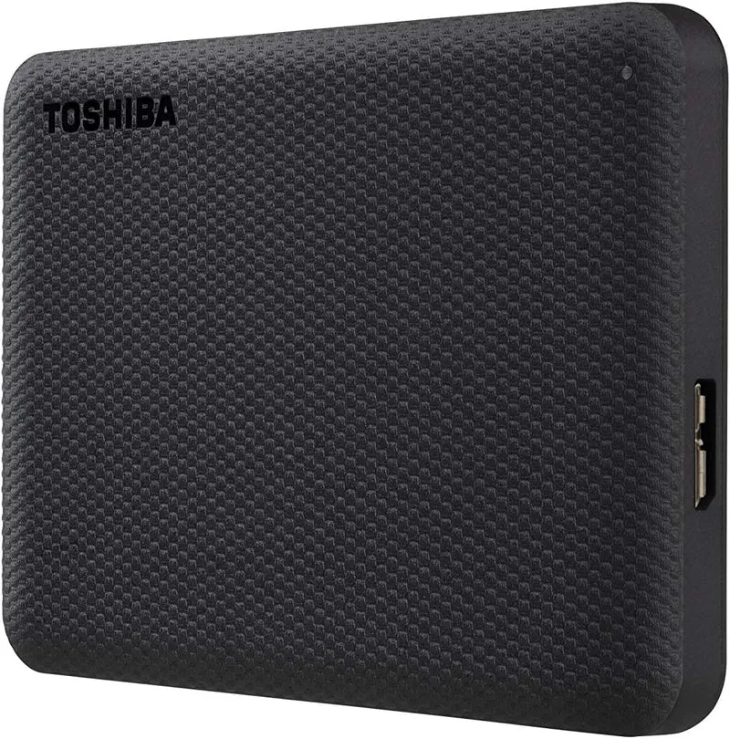 Toshiba Canvio Advance 2TB 2.5" USB 3.2 Portable External Hard Drive (Black)