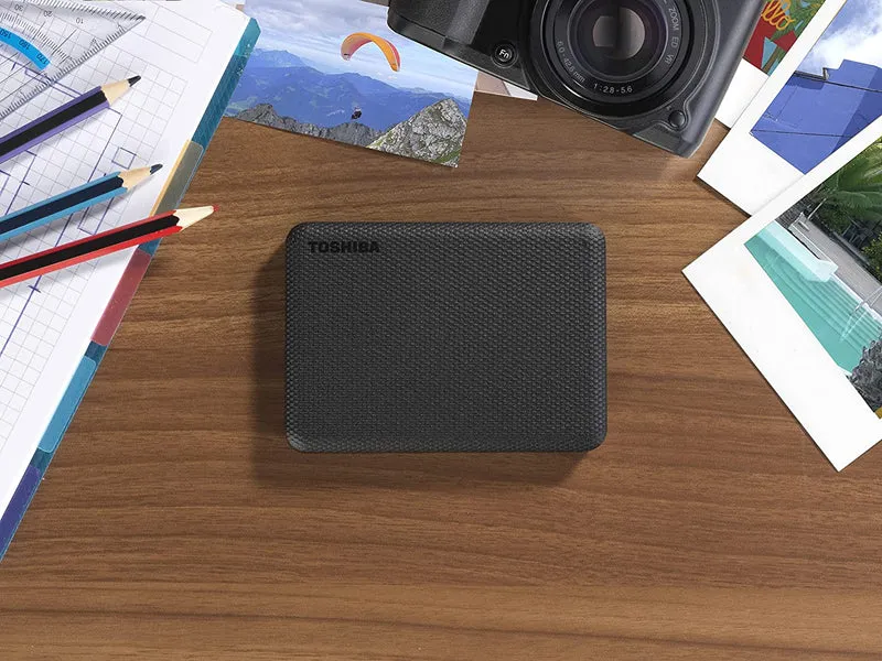 Toshiba Canvio Advance 2TB 2.5" USB 3.2 Portable External Hard Drive (Black)