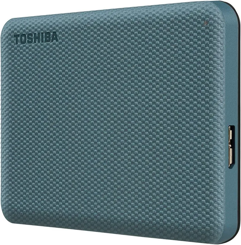 Toshiba Canvio Advance 1TB 2.5" USB 3.2 Portable External Hard Drive (Green)