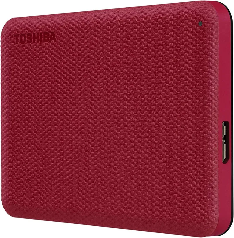 Toshiba Canvio Advance 1TB 2.5" USB 3.2 Portable External Hard Drive (Red)