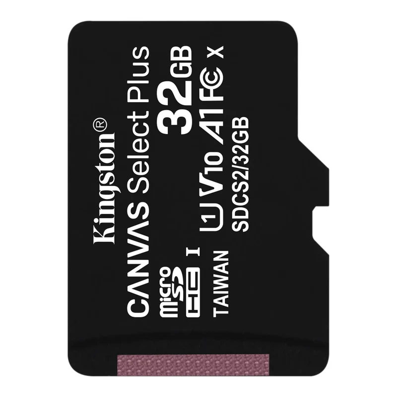 Kingston Canvas Select Plus 32GB 100MB/S MicroSD Memory Card With Android A1 Performance Class (SDCS2/32GB)