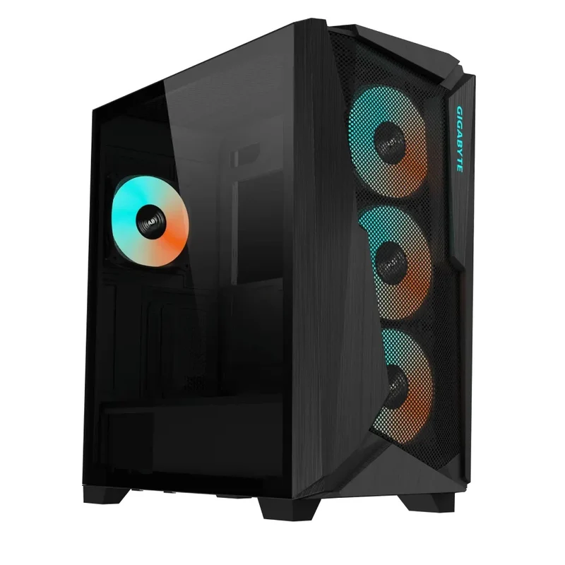 Gigabyte C301G Tempered Glass RGB ATX Mid-Tower PC Case (GB-C301G)