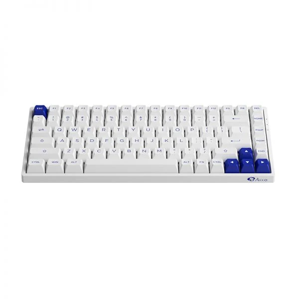Akko Blue On White 3084B Plus Hot-Swappable Multi-Mode RGB Mechanical Keyboard (Akko CS Jelly Purple)