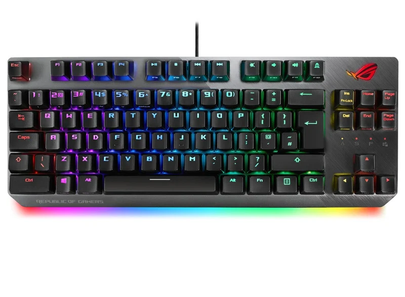Asus ROG Strix Scope TKL Mechanical Gaming Keyboard (Cherry MX RGB Blue Switches)