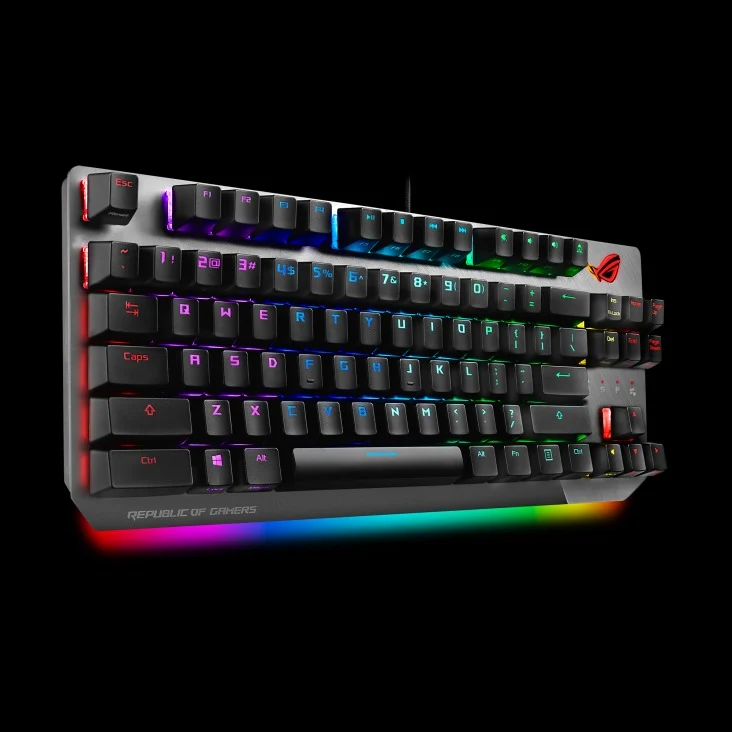 Asus ROG Strix Scope TKL Mechanical Gaming Keyboard (Cherry MX RGB Red Switches)