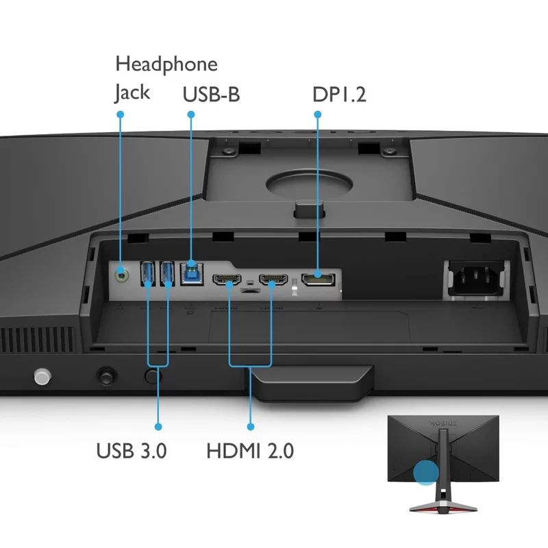 BenQ Mobiuz EX240 23.8" FHD IPS 1MS 165HZ Gaming Monitor
