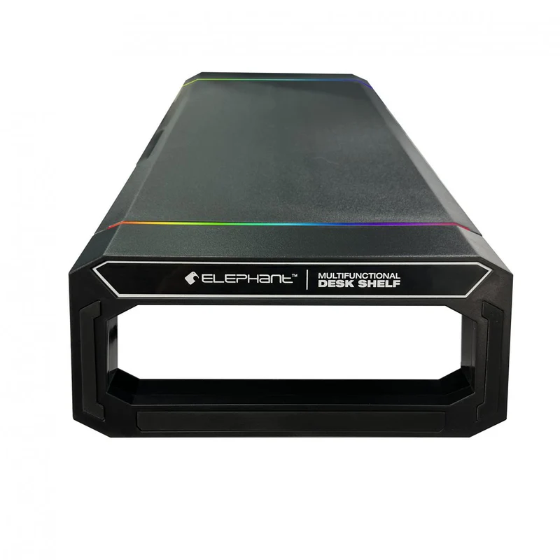 Elephant E-DS02 Multifunctional Desk/ Display Stand W/ RGB Light (E-DS02-BK)