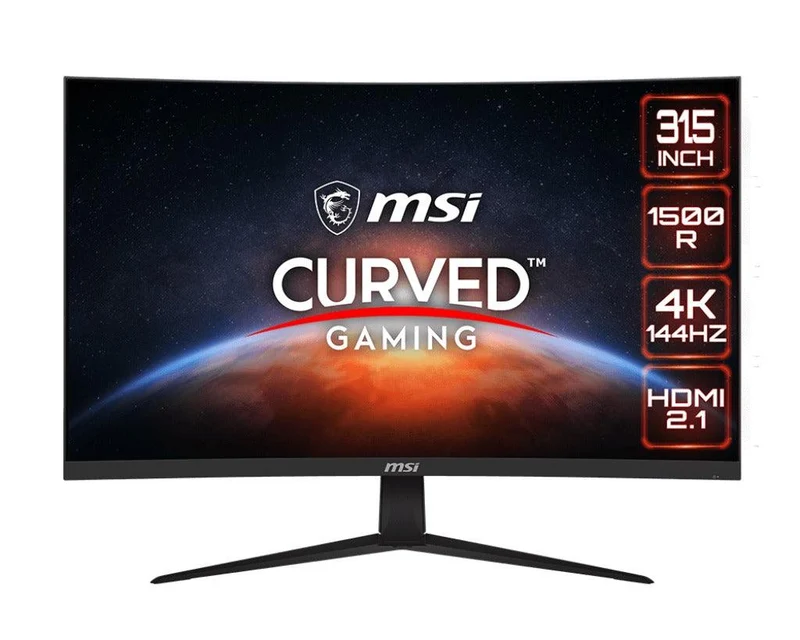 MSI G321CU 31.5-Inch 144HZ 4K UHD Curved Gaming Monitor
