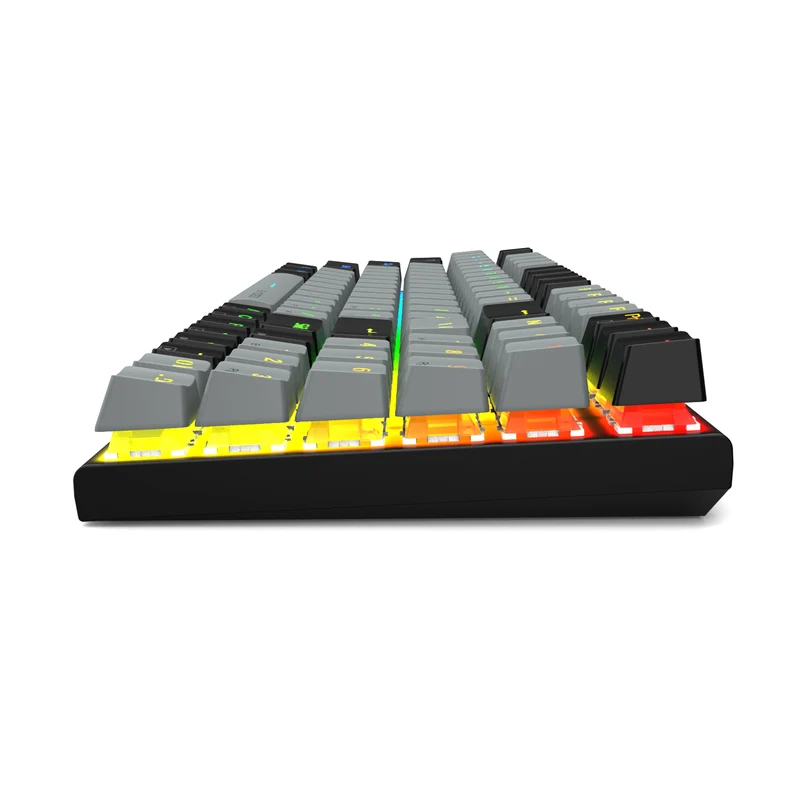 E-YOOSO Z-19 RGB 94 Keys Hot Swappable Mechanical Keyboard Gray/Black (Red Switch)