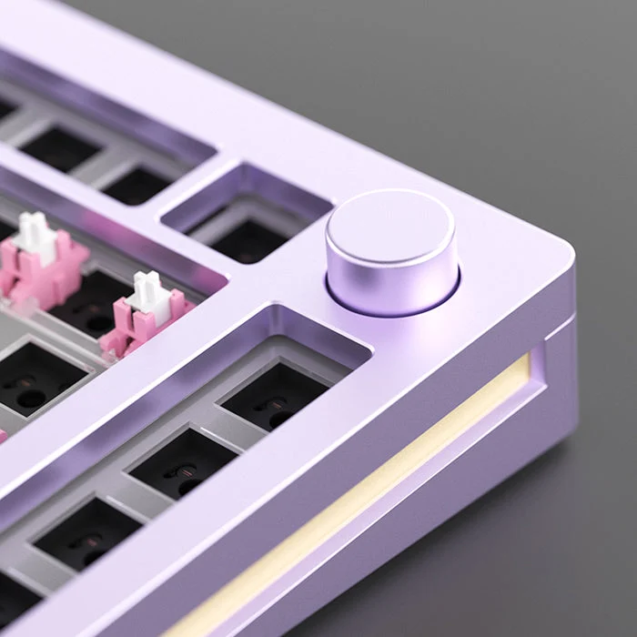MonsGeek M1 Aluminium Case Mechanical Keyboard Hot-Swappable Gasket DIY Kit (Purple)