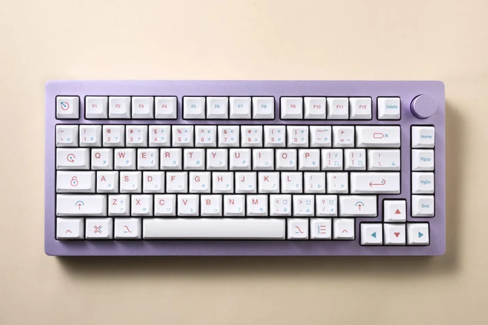 MonsGeek M1 Aluminium Case Mechanical Keyboard Hot-Swappable Gasket DIY Kit (Purple)